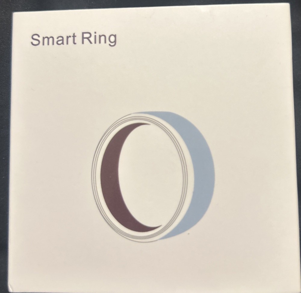 Smart Ring- Black - size 9 -open box