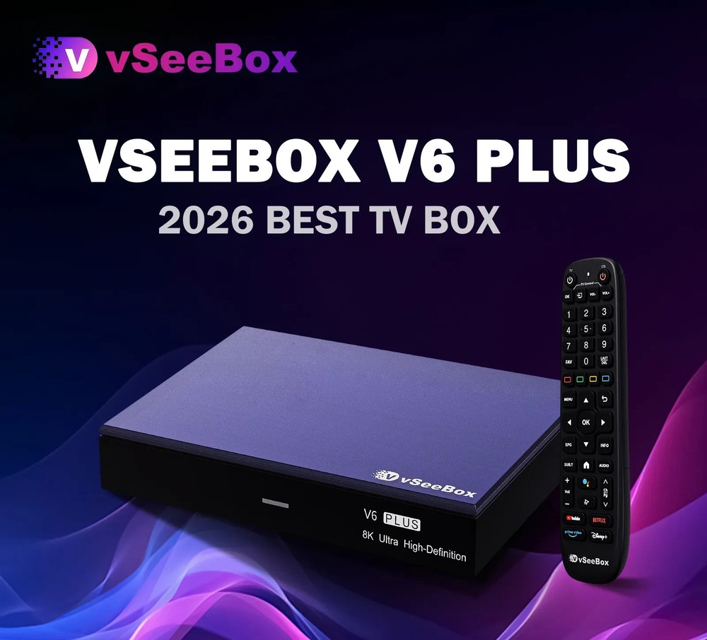 vSeeBox V6 Plus 2026 Android Stream Device Super Box Destroyer! Same Day Ship!