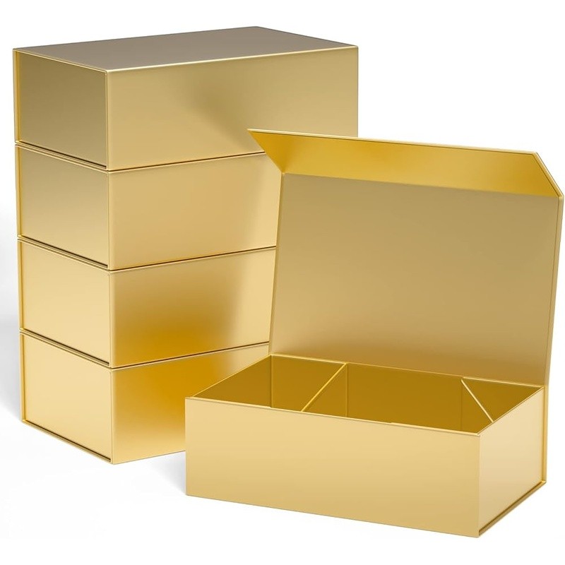 Magnetic Gift Box Set Sturdy Reusable Collapsible Easy Assembly Gift Packaging