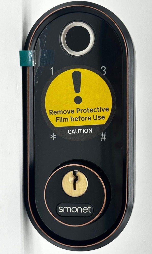 Smart Keyless Entry Door Lock - Fingerprint Electronic Deadbolt Touchscreen