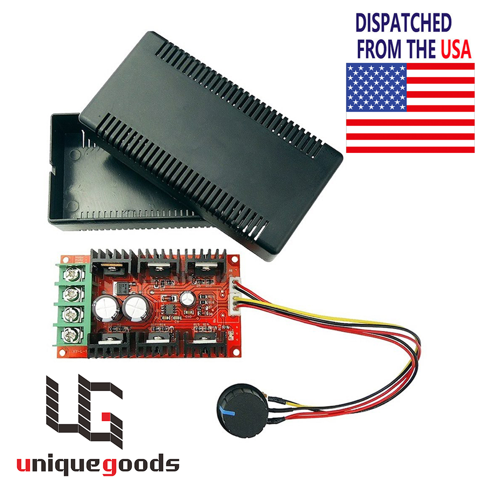 PWM DC Motor Speed Controller Adjustable Variable Switch HHO Driver 12V 24V 48V