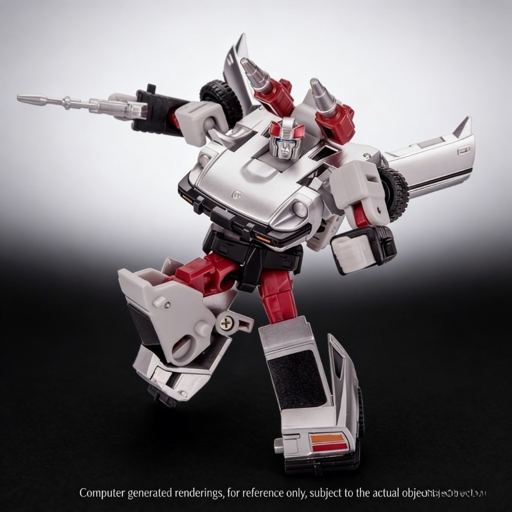 Newage NA H04G Silverstreak Black Rain Gunner Transforming ToyFigure Collectible