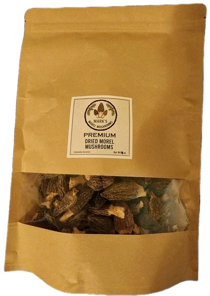 Dried Morel Mushrooms 4 oz Large Whole Premium Grade