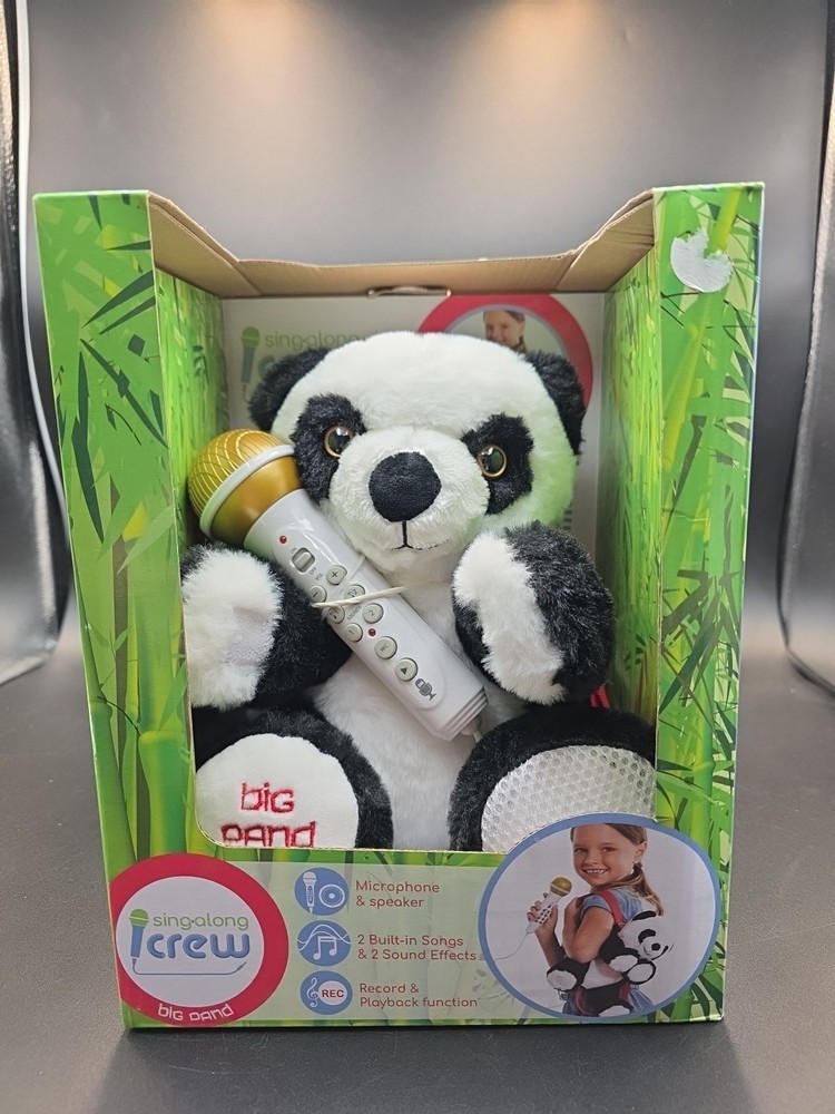 Singing Machine Portable Karaoke Machine for , Plush Toy Backpack with Microp...