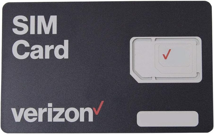 Versatile 4G LTE SIM Card - 3 Sizes (Nano/Micro/Standard) for Verizon Users