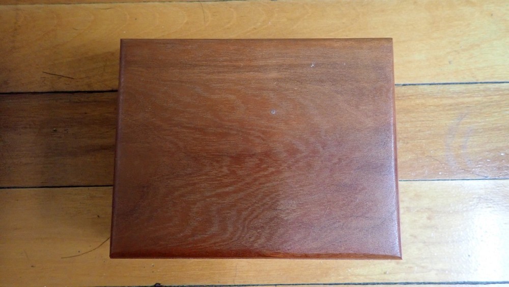 Wooden Fly Box with removable foam inserts