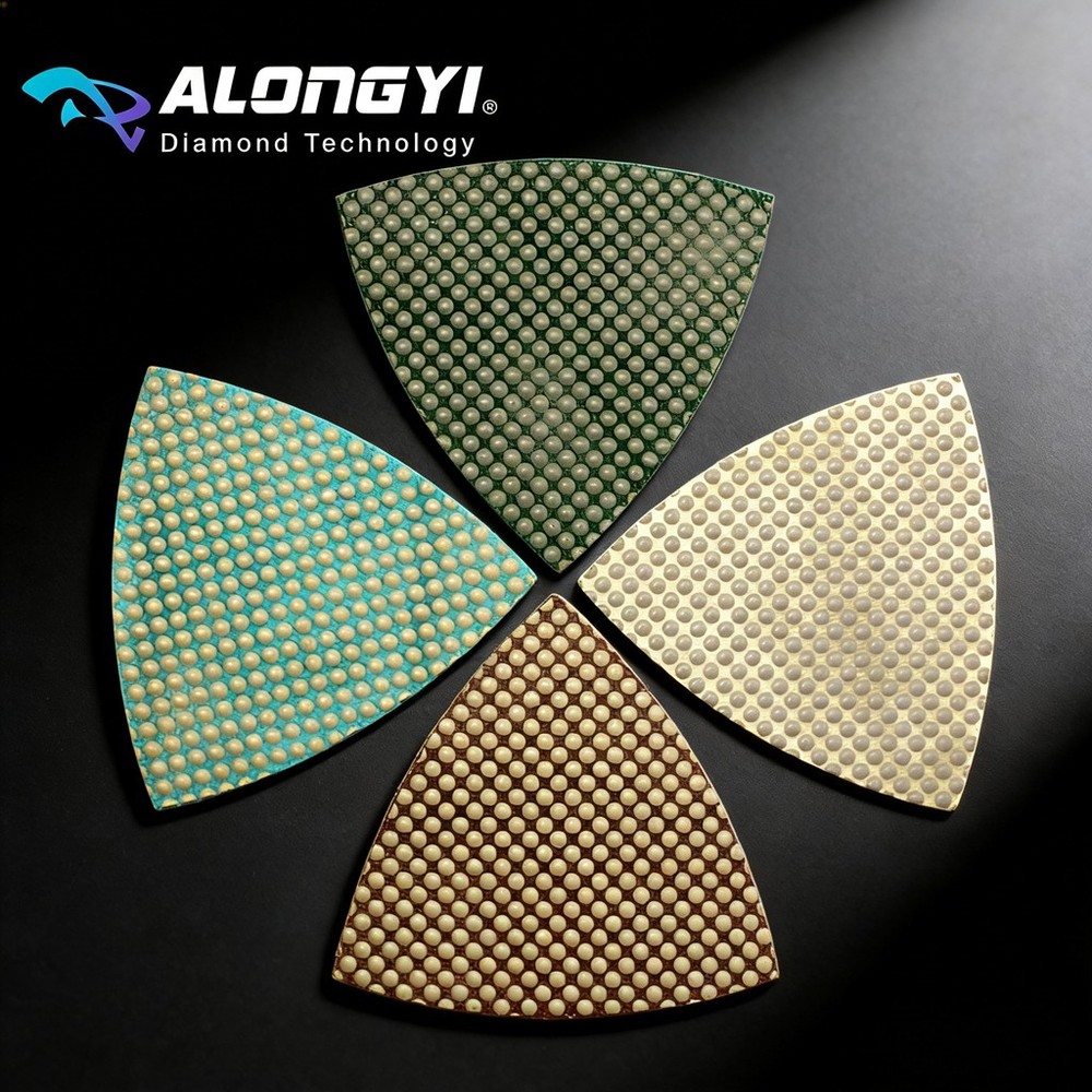 4pcs Trangular Sanding Pad For Fein Dremel Power Multi Tools Oscillating