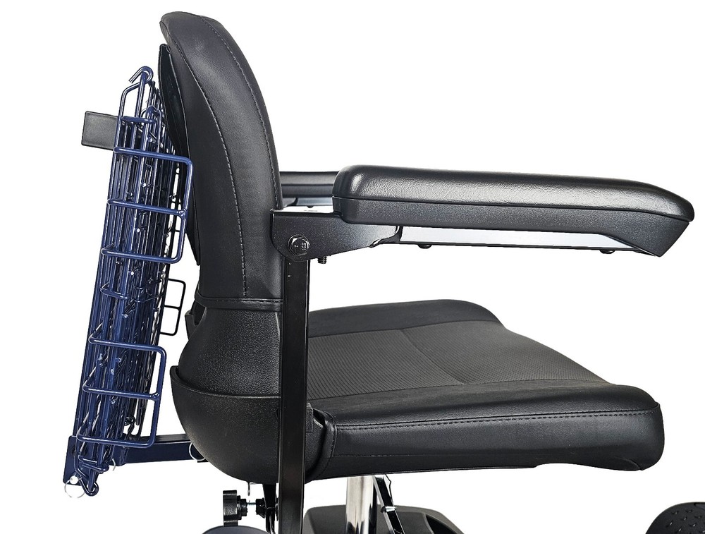 Foldable Folding Scooter Rear Basket for Pride Mobility Scooters: BLUE