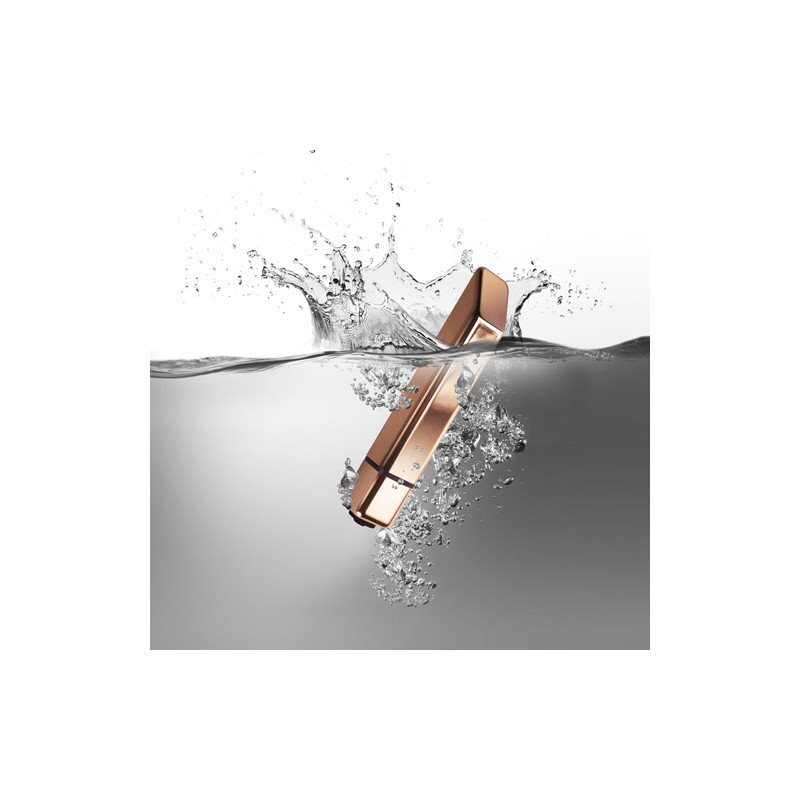 Rocks Off Bamboo 10 Function Clit Nipple Bullet Vibrator Rose Gold