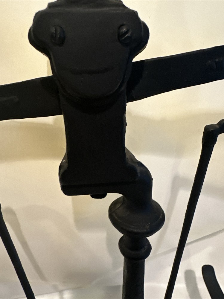 Black Decorative Antique Iron Balance Scale