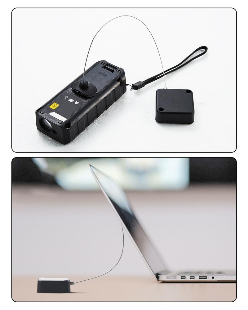 I3C 1.8M/5.9Ft Remote Cable Lock - 1 Pc, Retractable Remote Control Cable Tet...