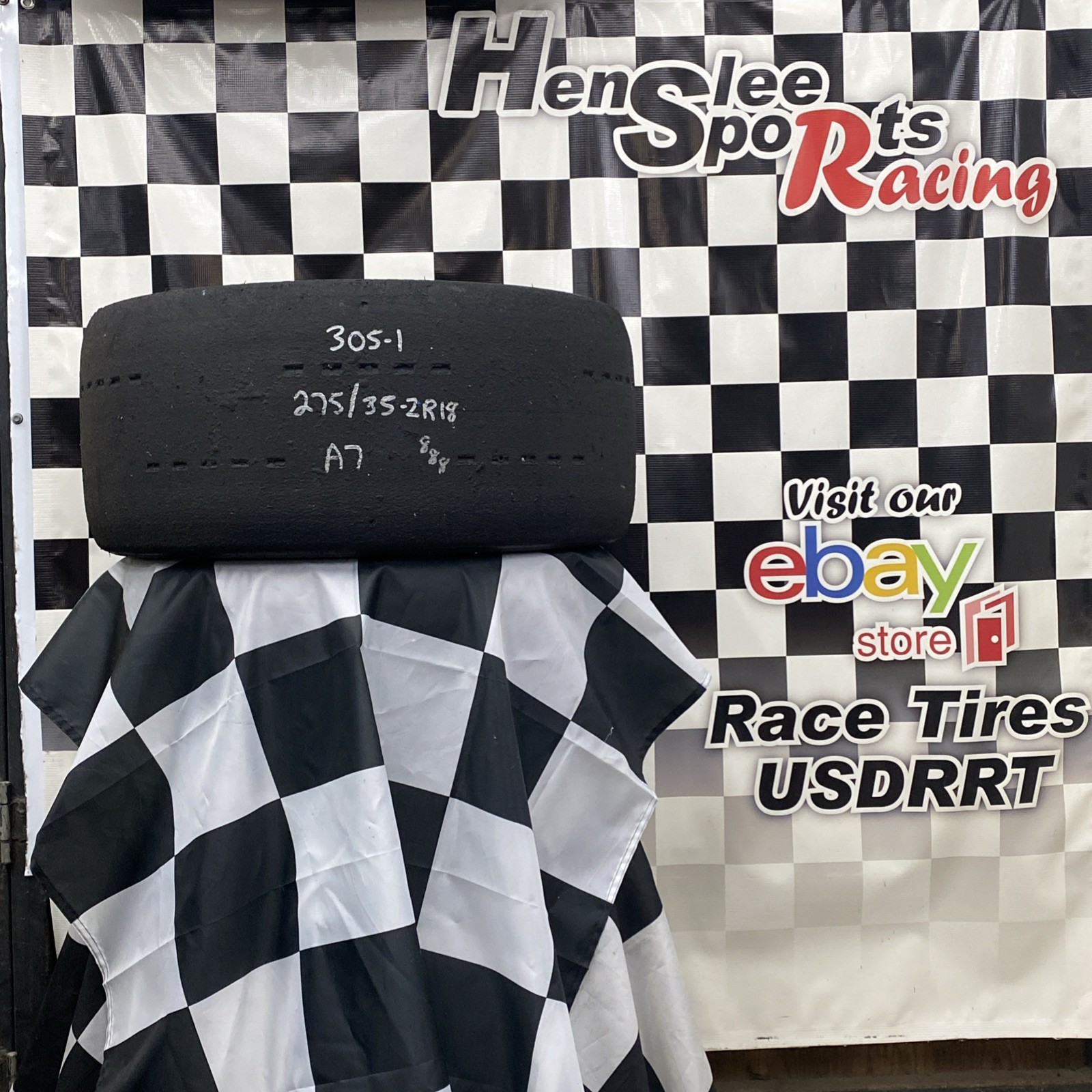 305-1 USDRRT HOOSIER DOT Road Race / Auto-X  Tire.      275/35  ZR18   A7