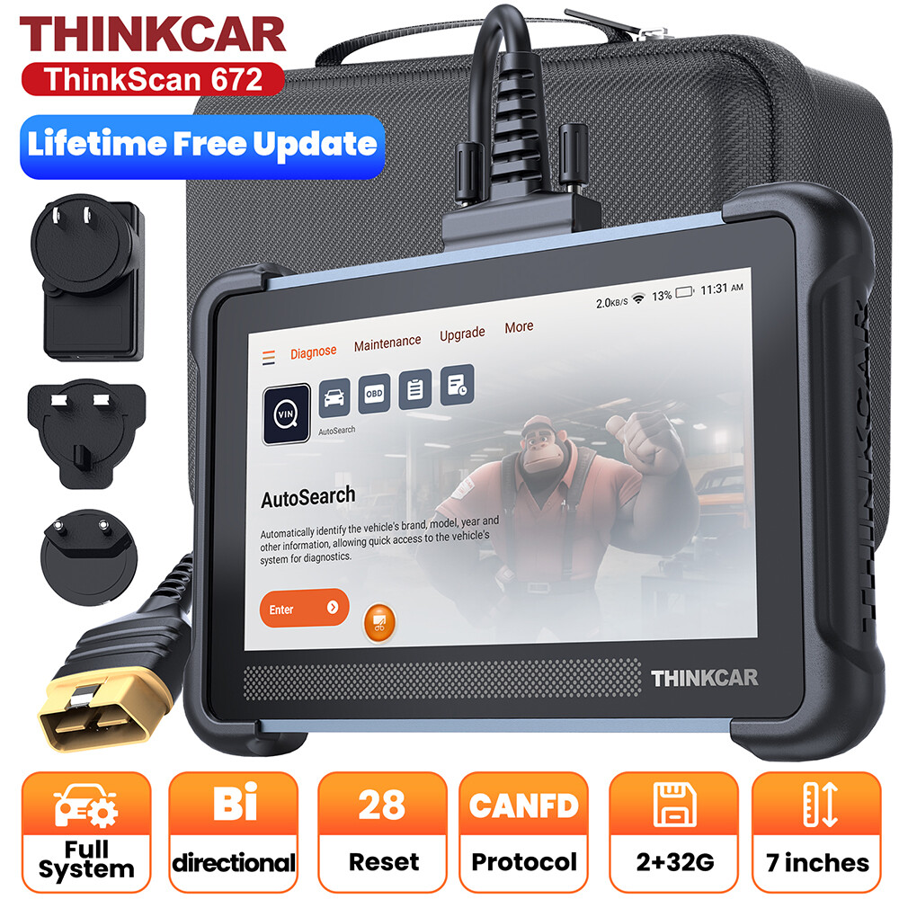 ThinkCar ThinkScan 672 Car OBD2 Diagnostic auto Scanner Bidirectional ALL System