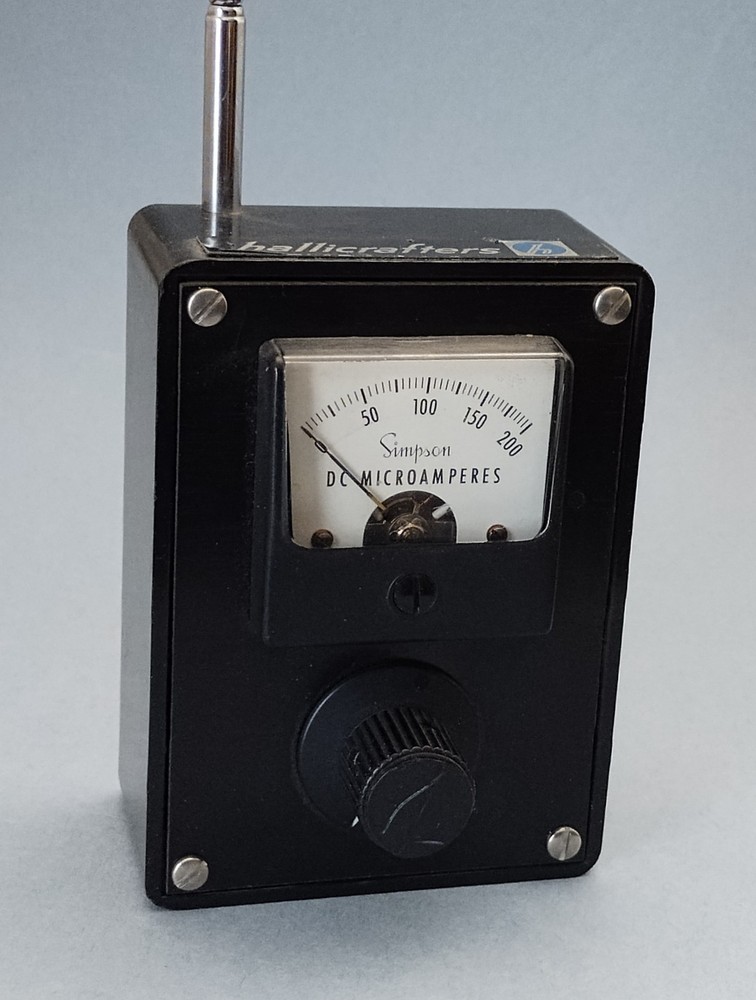 Unique Hallicrafters Relative Field Strength Meter - Prototype? Working!