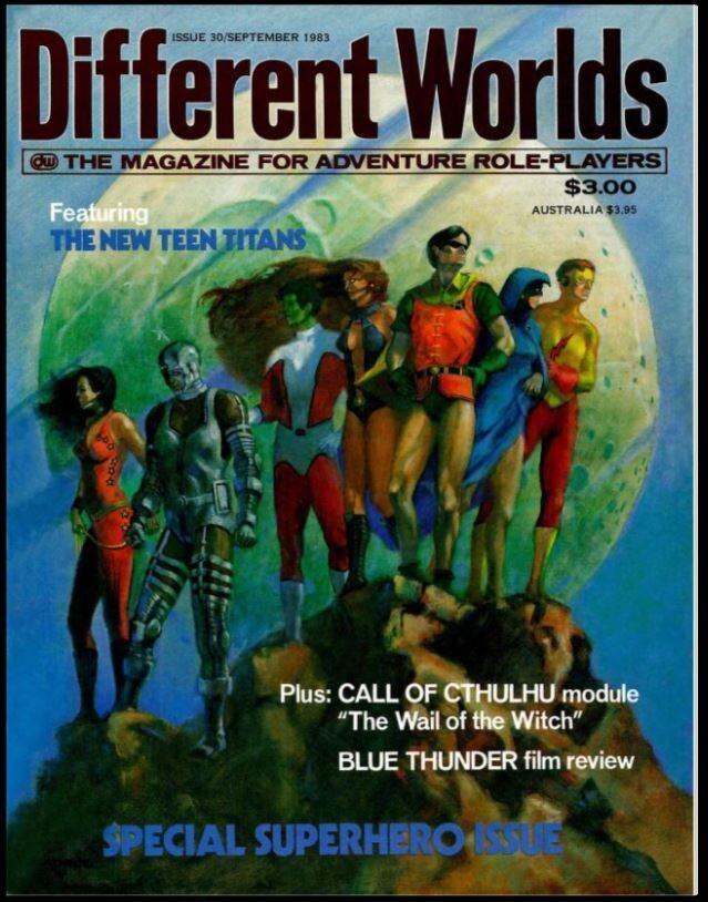 DIFFERENT WORLDS RPG MAGAZINE 30 Unique Issues On USB Flash Drive