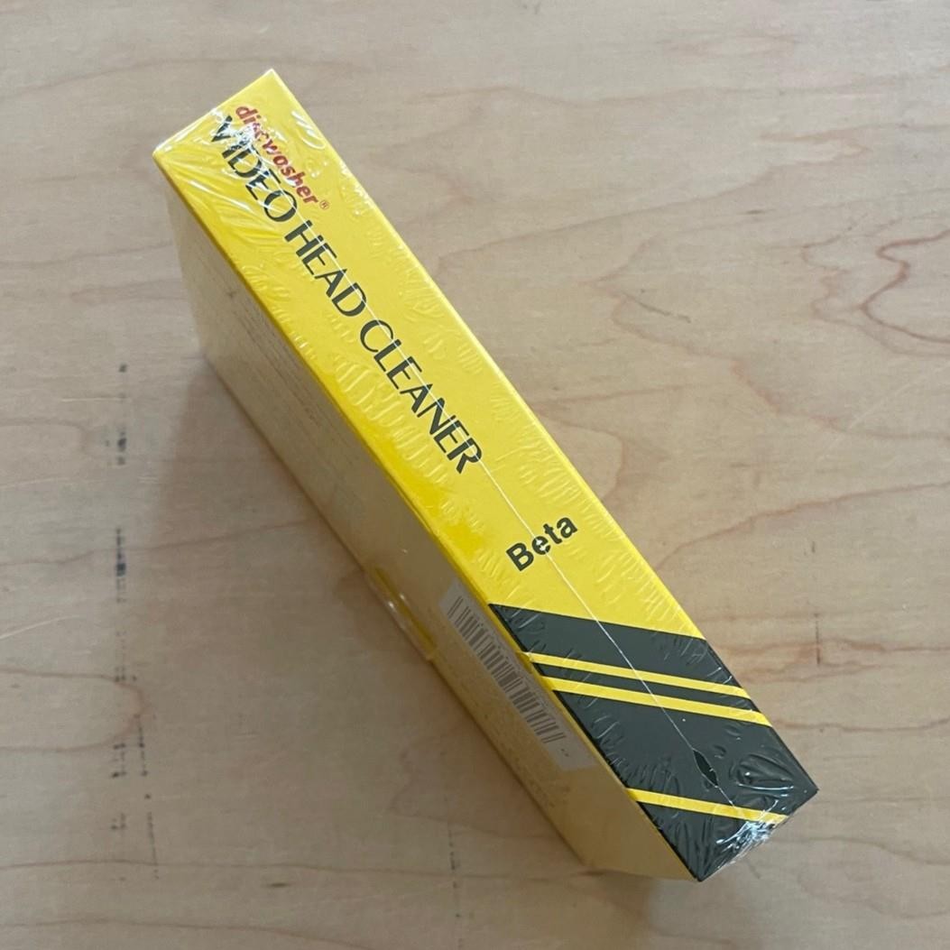 Discwasher Betamax VIDEO HEAD CLEANER New in Box Sealed Beta VCR Maintenance