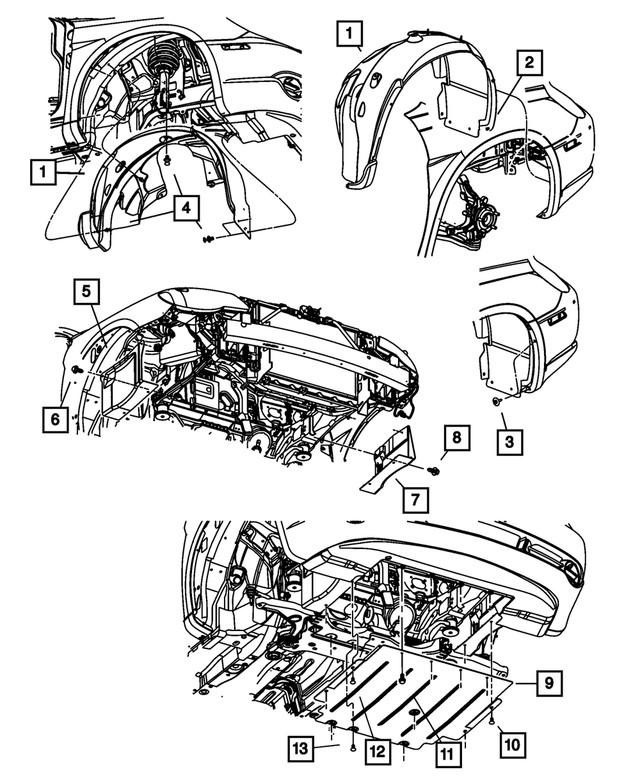 Genuine Mopar Push Pin 6508746AA