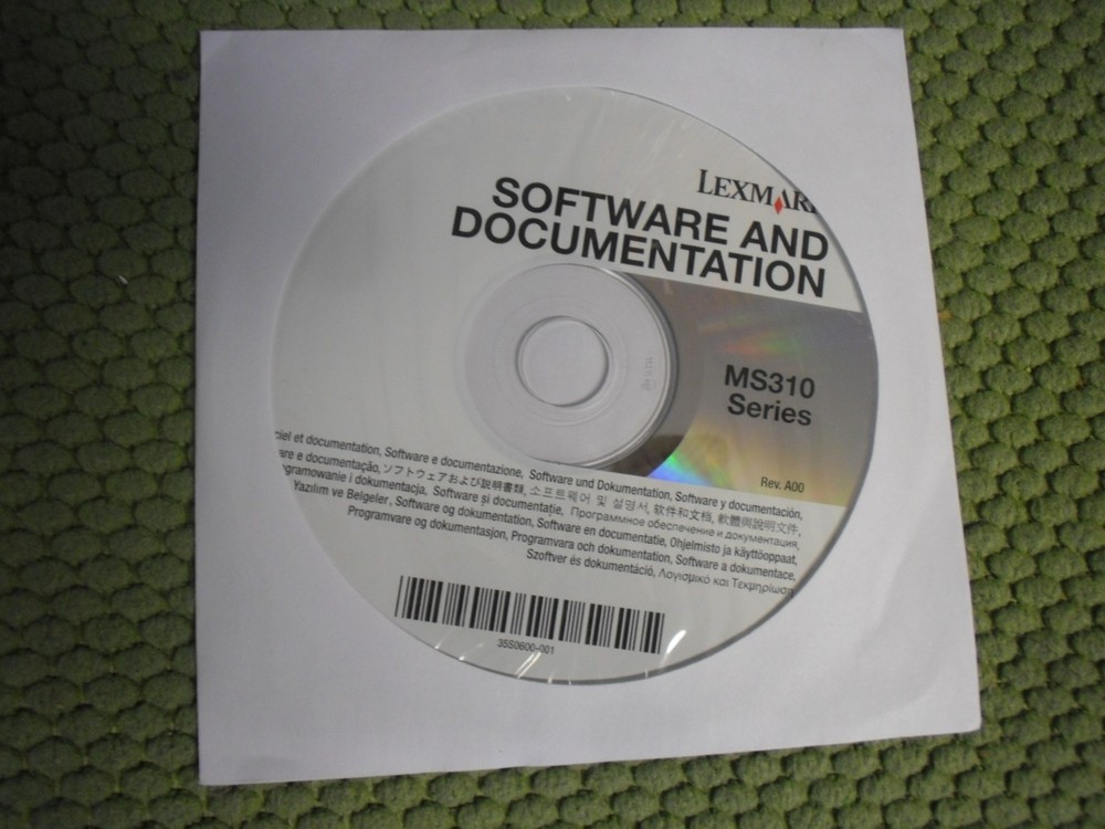 New ! Genuine Lexmark MS310 Series CD Printer Drivers Utilities