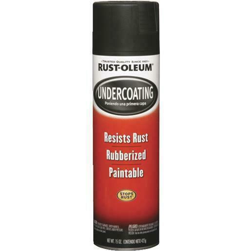 Rust-Oleum 248657 Black Rubberized Undercoating Spray - 15oz