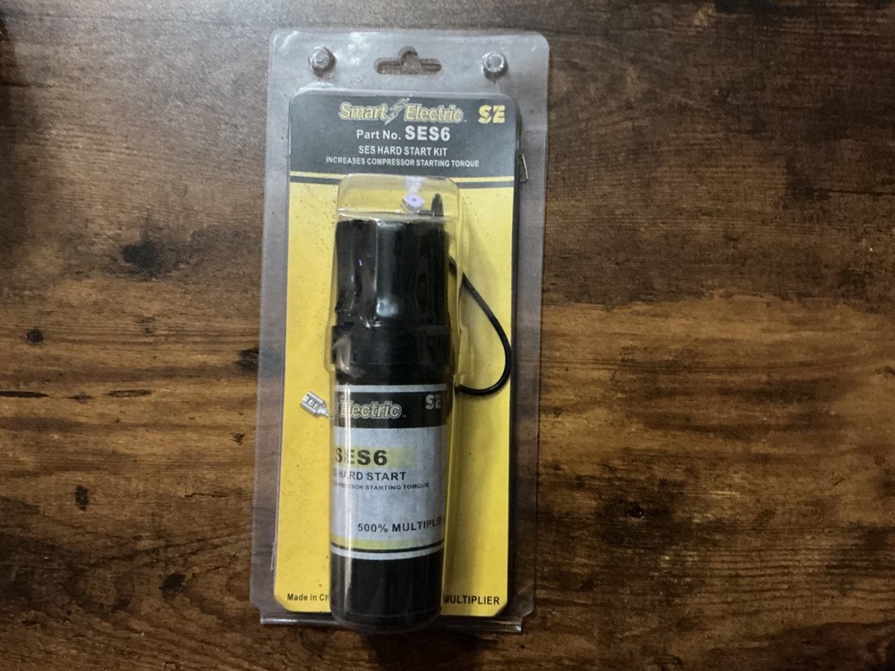 SMART ELECTRIC HARD START KIT INCREASES COMPRESSOR STARTING TORQUE  #SES6