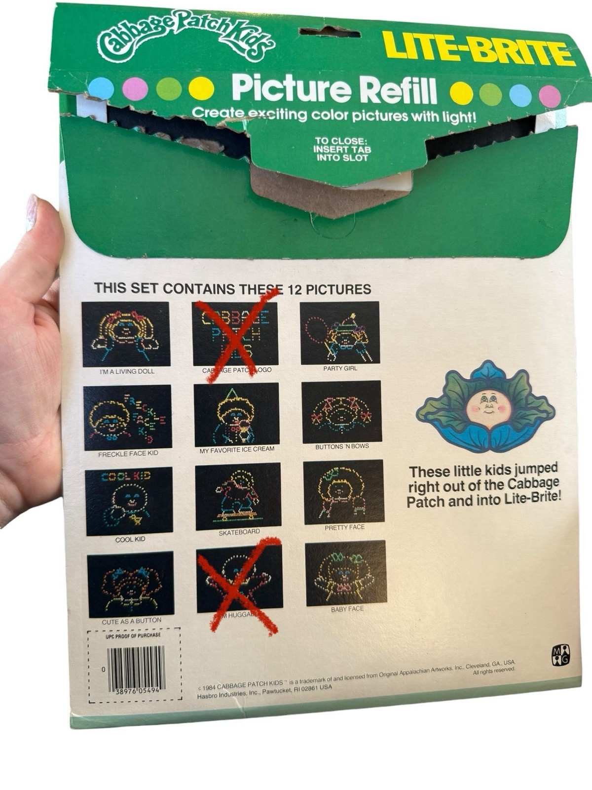 Lot Over 50 Lite-Brite Refill Sheets Cabbage Patch Warner Bros Blanks