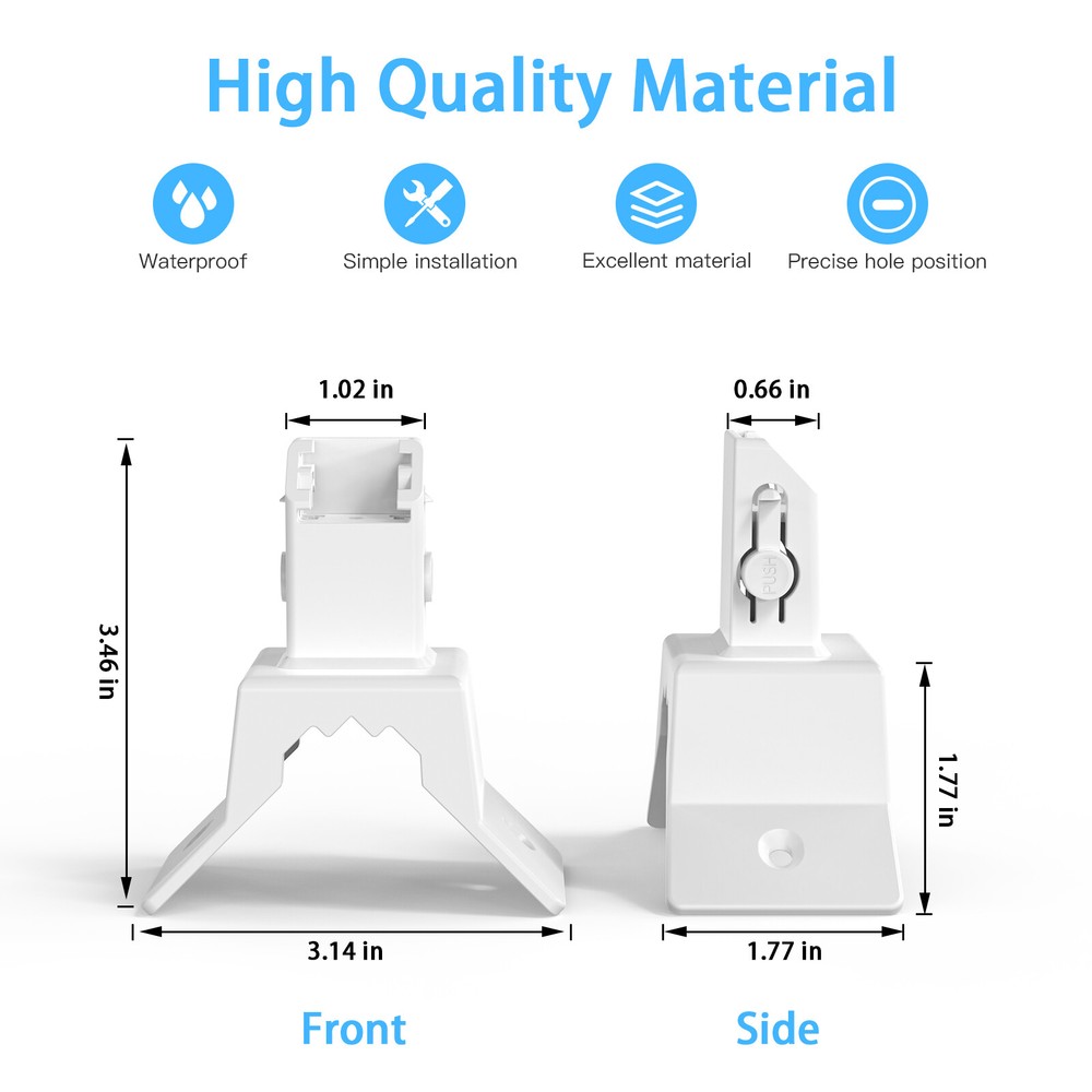 90° Corner Wall Bracket for Eufy SoloCam S340/E42 Camera Mounting
