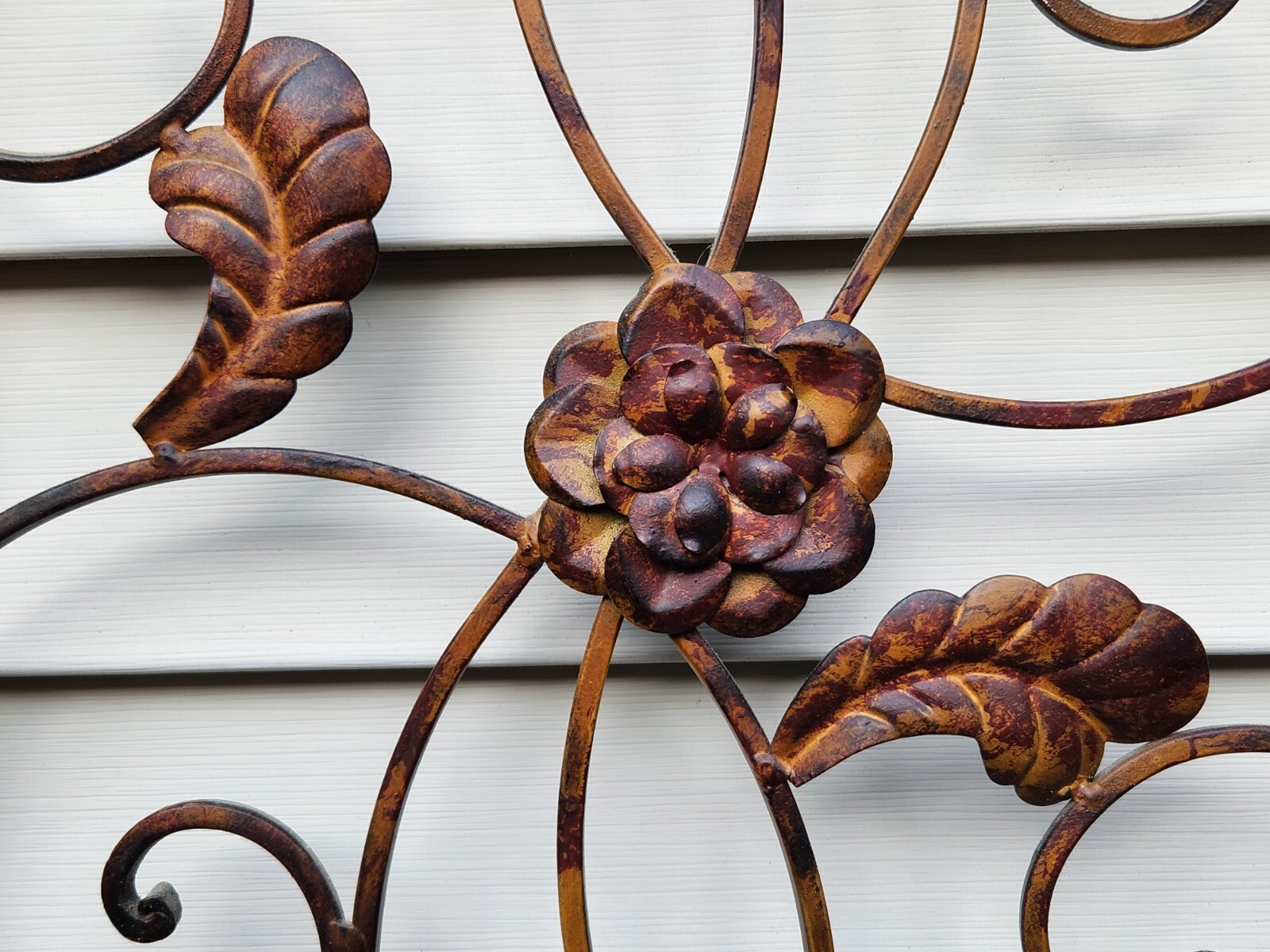 Metal Wall Art Sculpture 27" x 36" Large Distressed 12 - 14 LBS Heavy