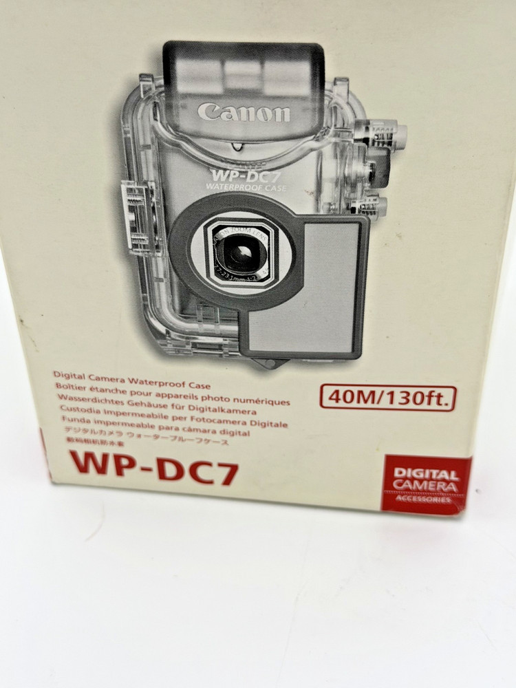 Cannon Digital Camera Clear Waterproof Case WP-DC17 40m /130ft