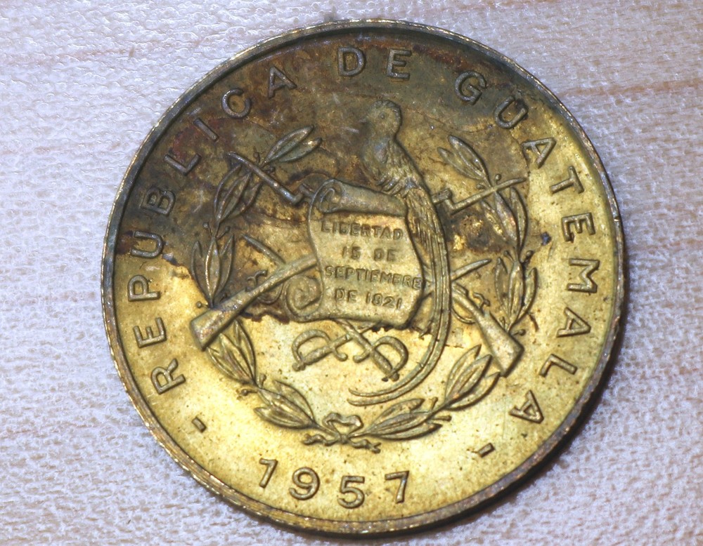 1957 Guatemala 1 Centavo