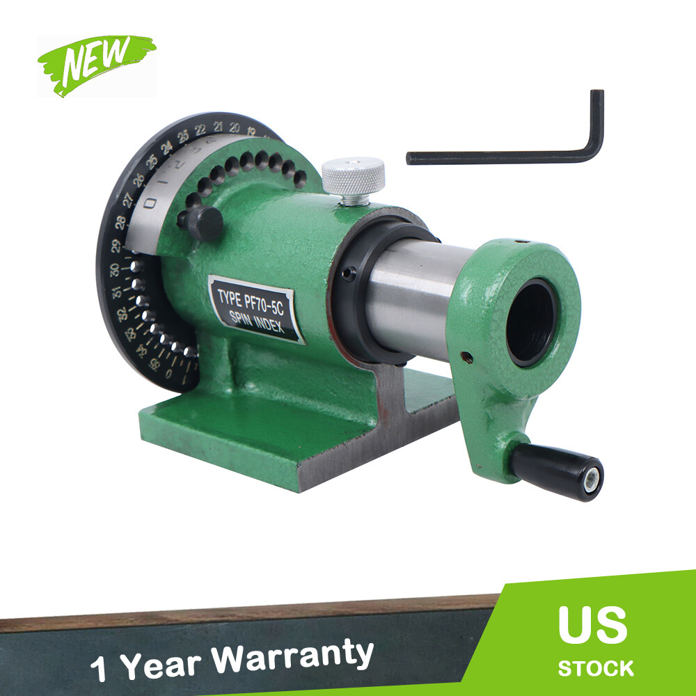 5C Precision Spin Index Fixture Collet .0004" For Milling Grinding