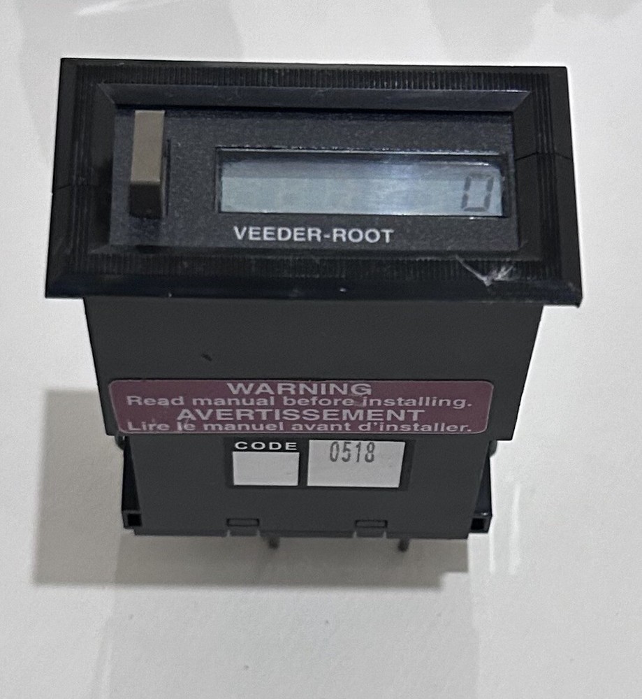 VEEDER ROOT - 0799806-222 - 6 DIGIT LCD Mini Totalizer - (NEW )