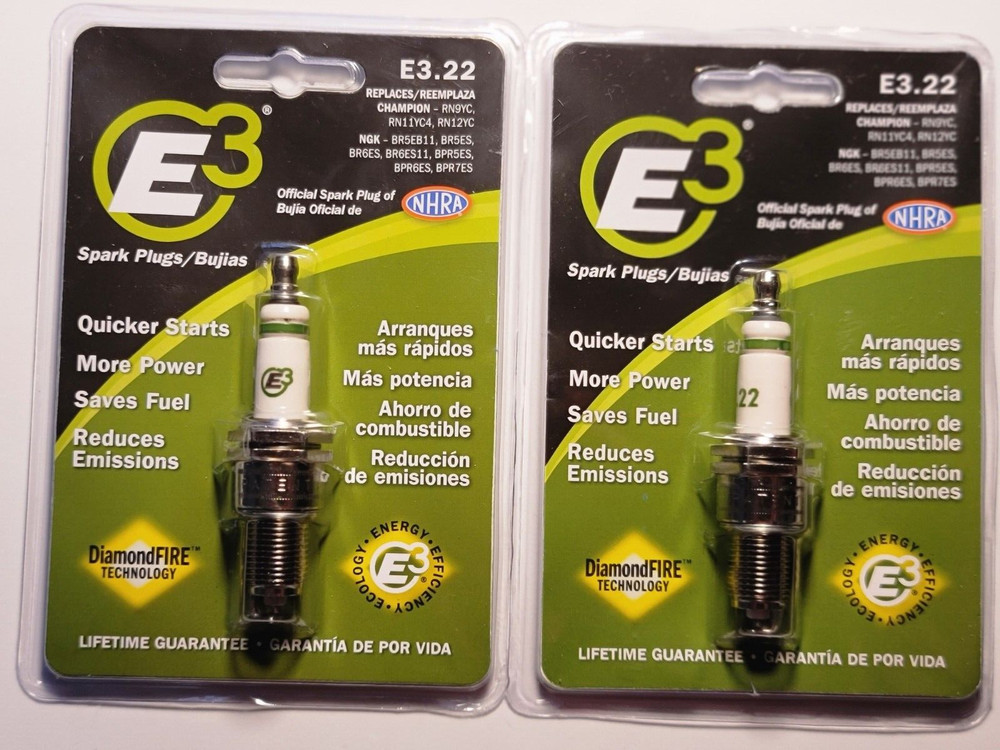 E3 Spark Plugs E3.22 (QTY 2)