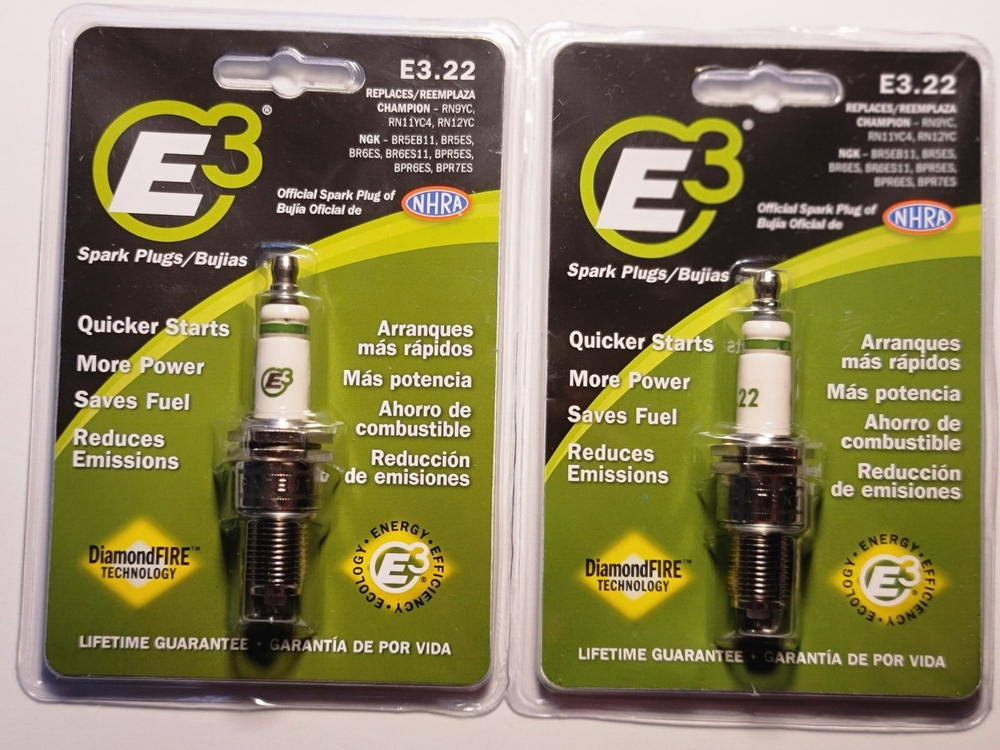 E3 Spark Plugs E3.22 (QTY 2)