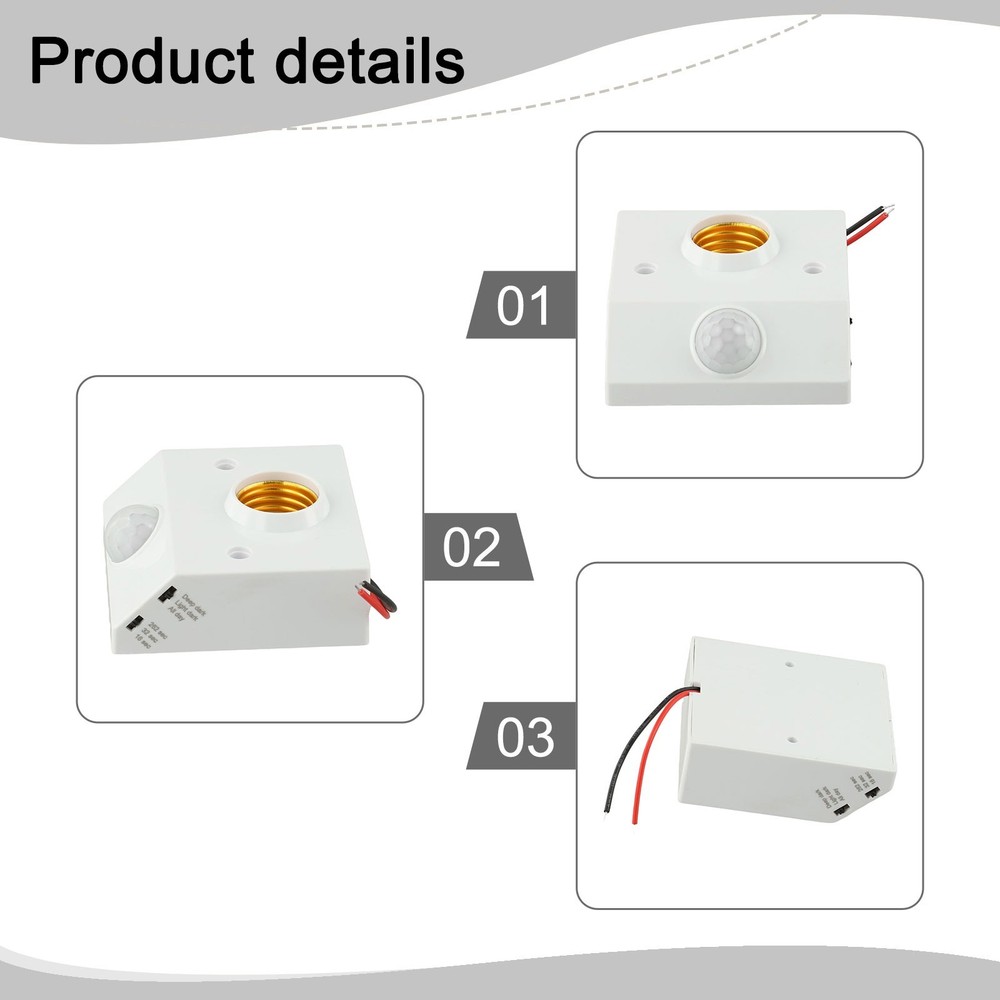 E27 Infrared Induction Lamp Socket for Convenient Motion Activated Illumination