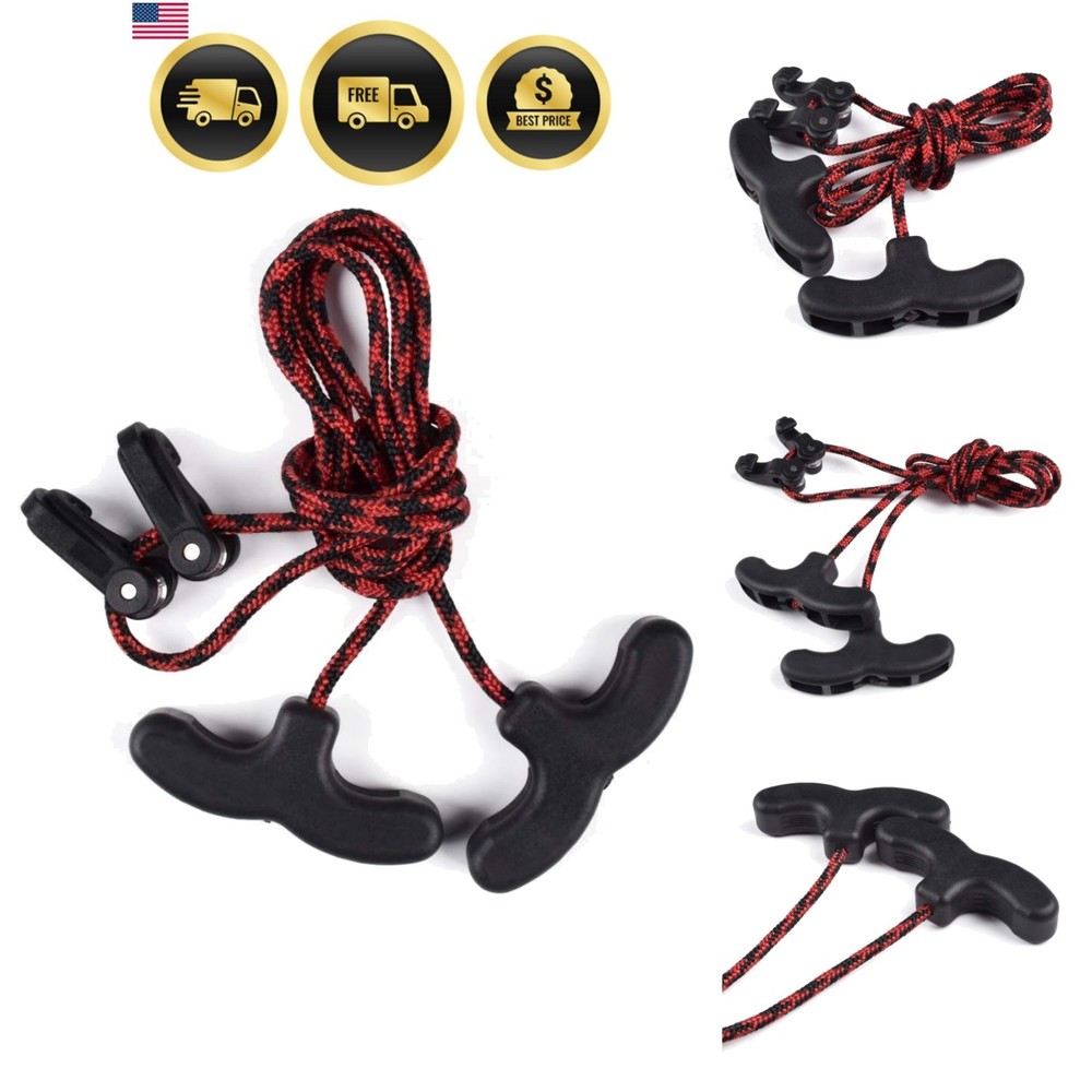 Crossbow Cocking Rope Crossbow String Puller Cocker Aid Tool Black Red Rope