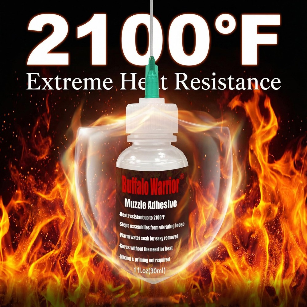Buffalo Warrior Gun Muzzle Thread Locking Agent for Transparency