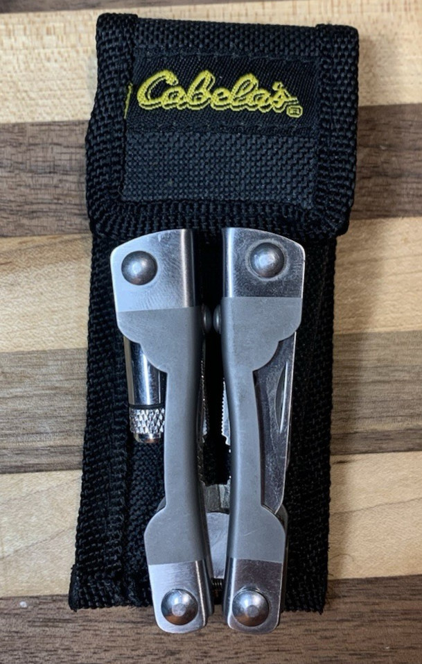 5 Function Mini Multi-Tool Cabela's Sheath Very Nice Knife Free Shipping