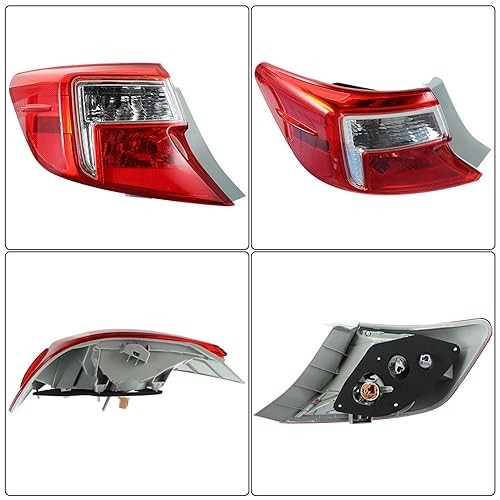 Tail Light Assembly Brake Lamp Left Driver Side Replacement for Camry 2012