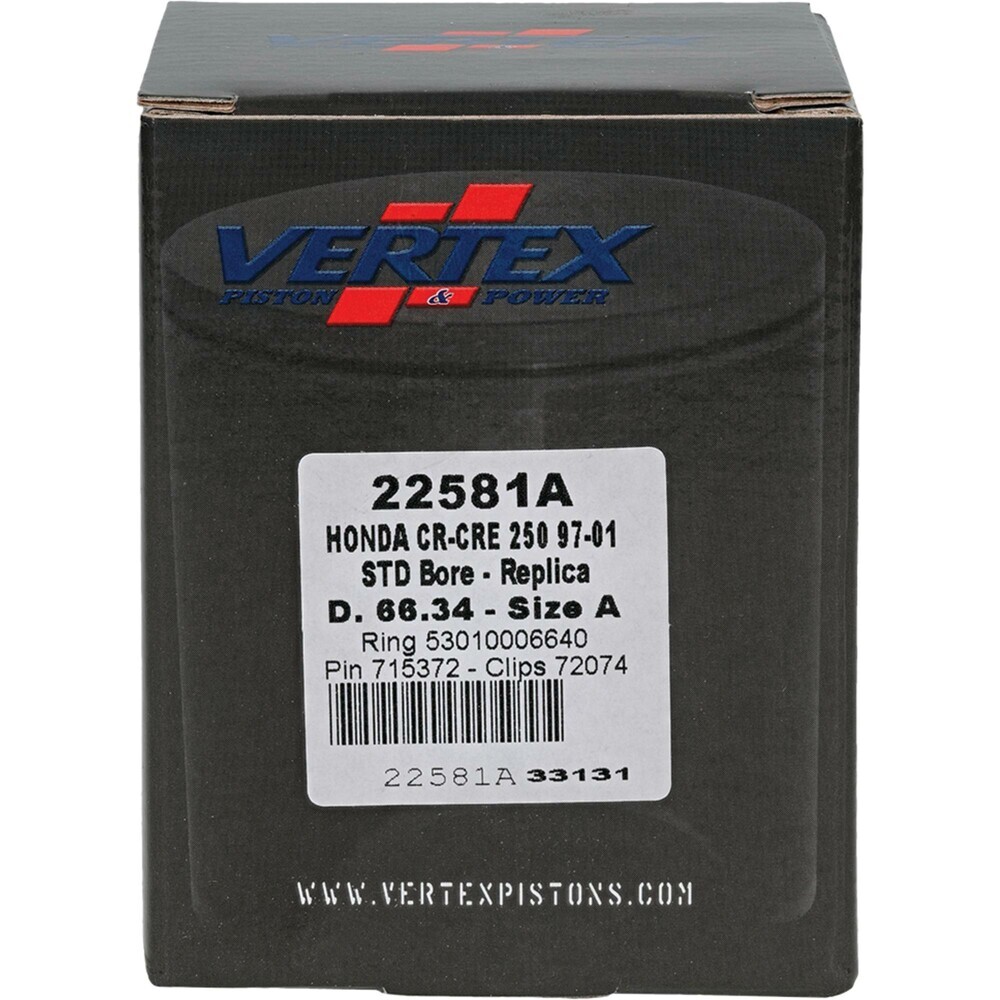 Vertex Piston Kit Cast 66.34/Std Hon | 22581A