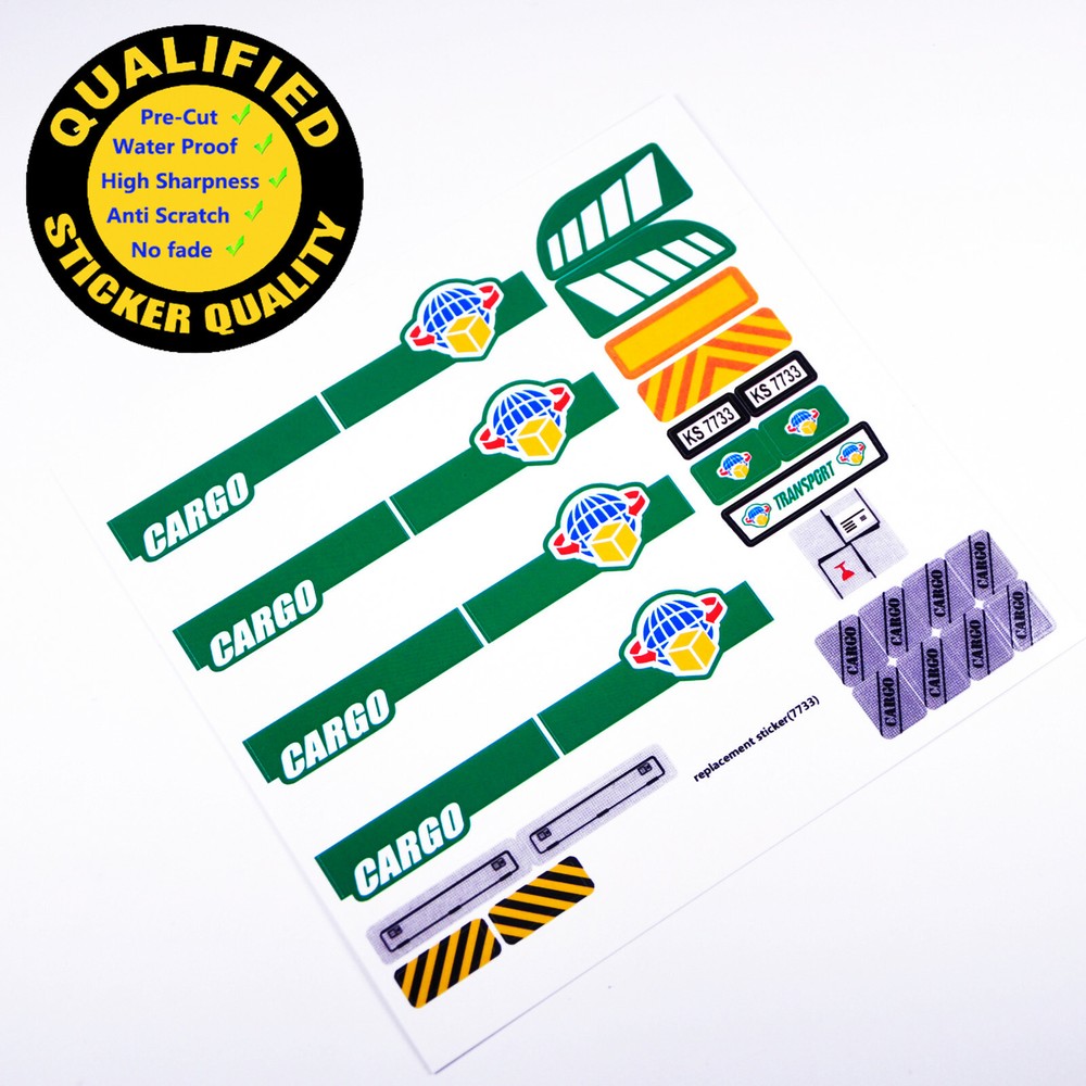 Replacement sticker for set 7733 Precut sticker