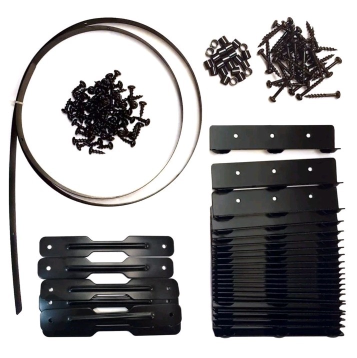 Pylex Deck Sunblind System 11060 Louvers Bracket Shutter Hardware Kit Up to 1...