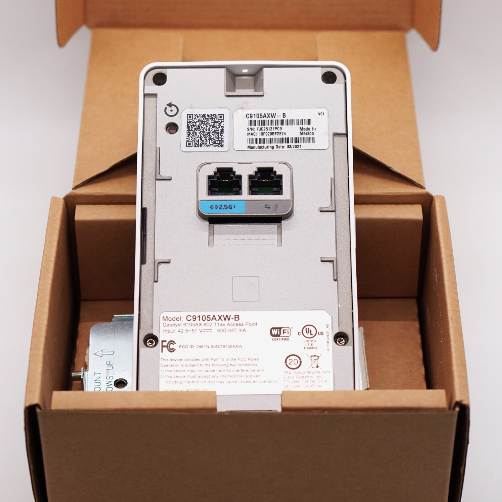 CISCO Catalyst C9105AXW-B Dual Band Wireless Access Point