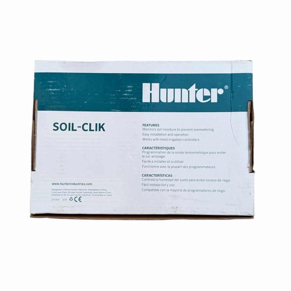 Hunter Soil-Clik Soil Moisture Sensor Probe & Module for Irrigation Systems
