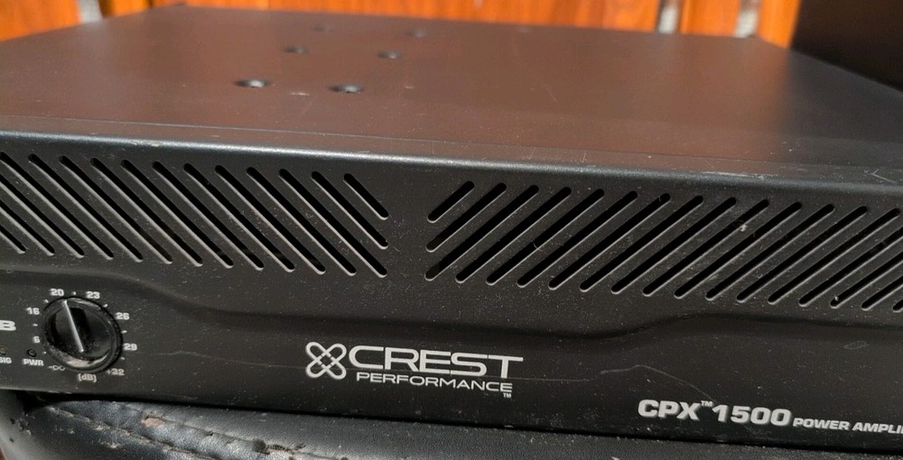 Crest Performance CPX 1500 Power Amplifier works great!