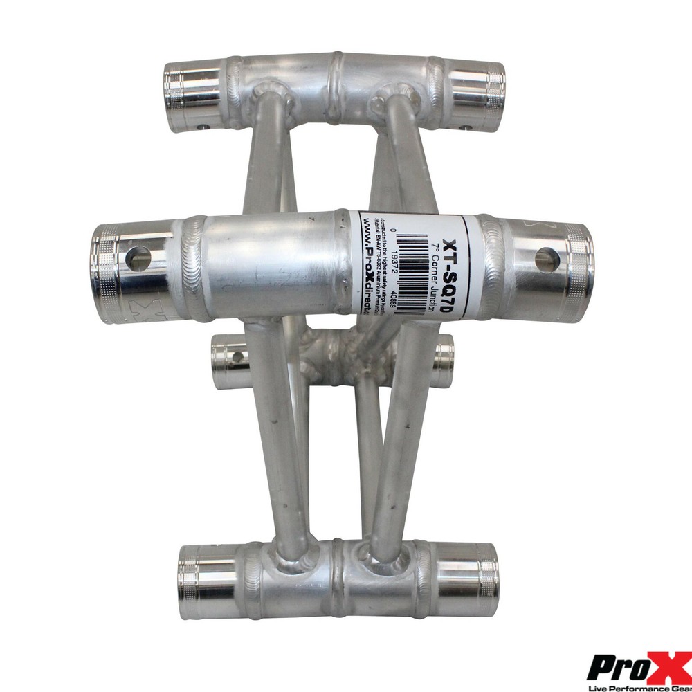 ProX XT-SQ7D 7.5 Degree Square Truss Two Way, Fixed Angle, Corner Connector 1Pc.
