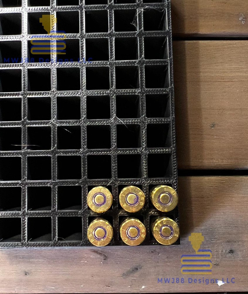 5.56x45 NATO Stackable Ammo Storage Box Tray - 100rd Round - Multiple Colors!