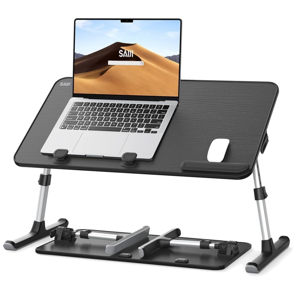 Sturdy Laptop Table for Couch Sofa - Black