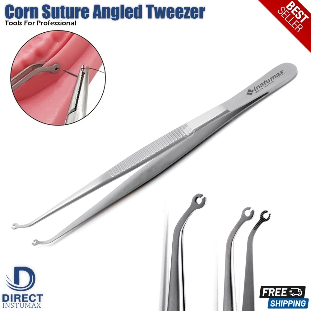 Universal Surgical Instruments Set Needle Holder Forceps Tissue Suture Scissors