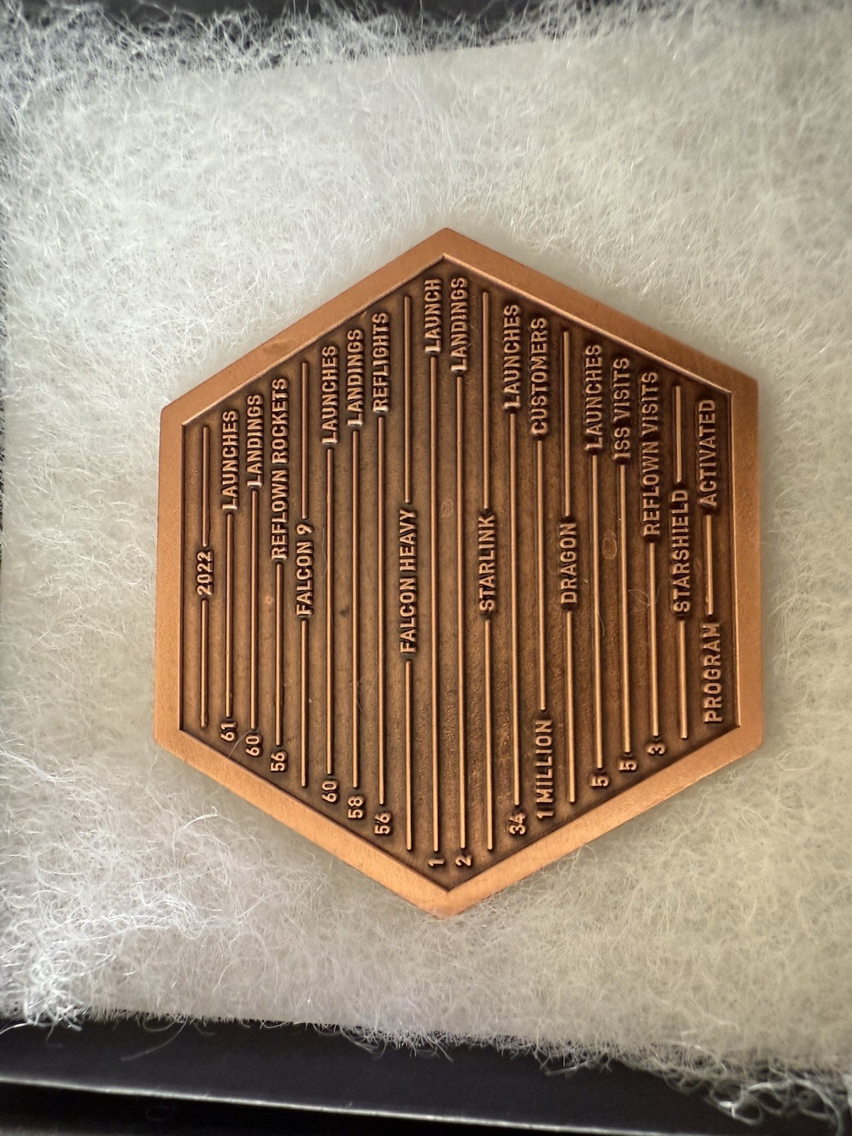 SpaceX Employee Only 2022 Medallion