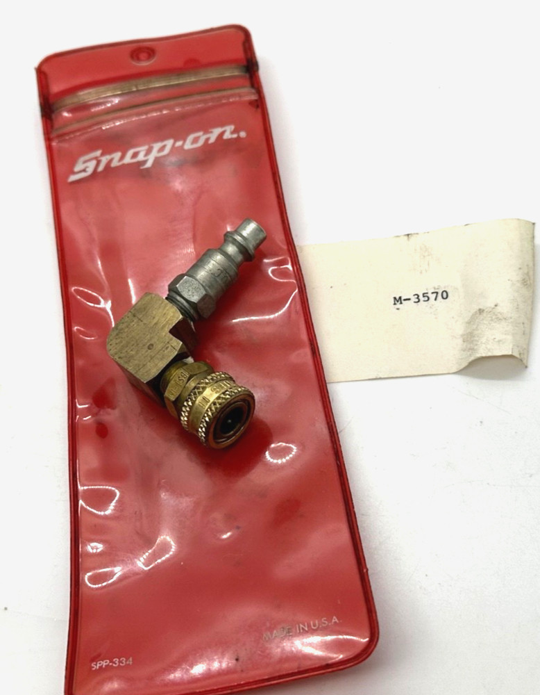 Snap On Tools Diesel Compression Quick Connect Coupler Adaptor Pressure Tester